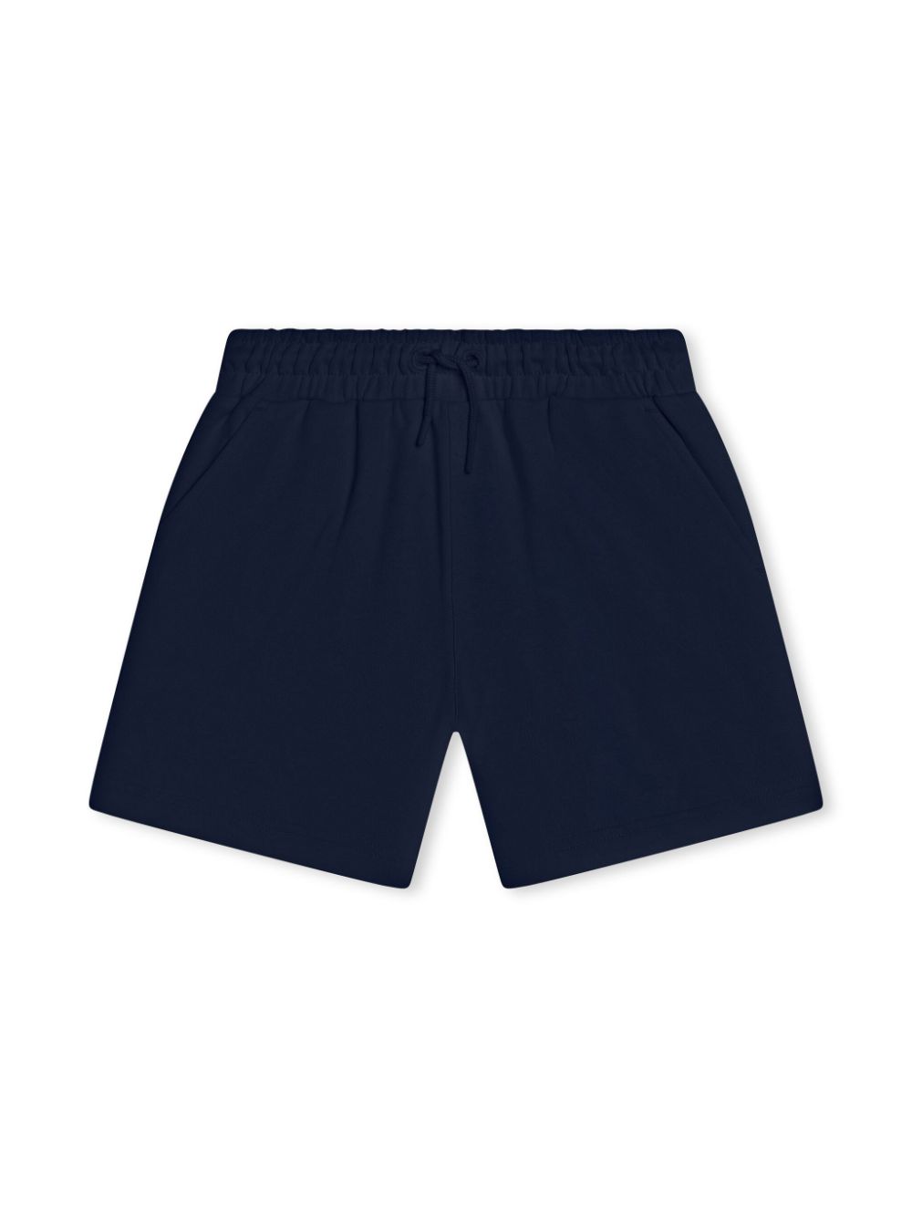 Kenzo Kids' Logo-patch Cotton Shorts In Blue