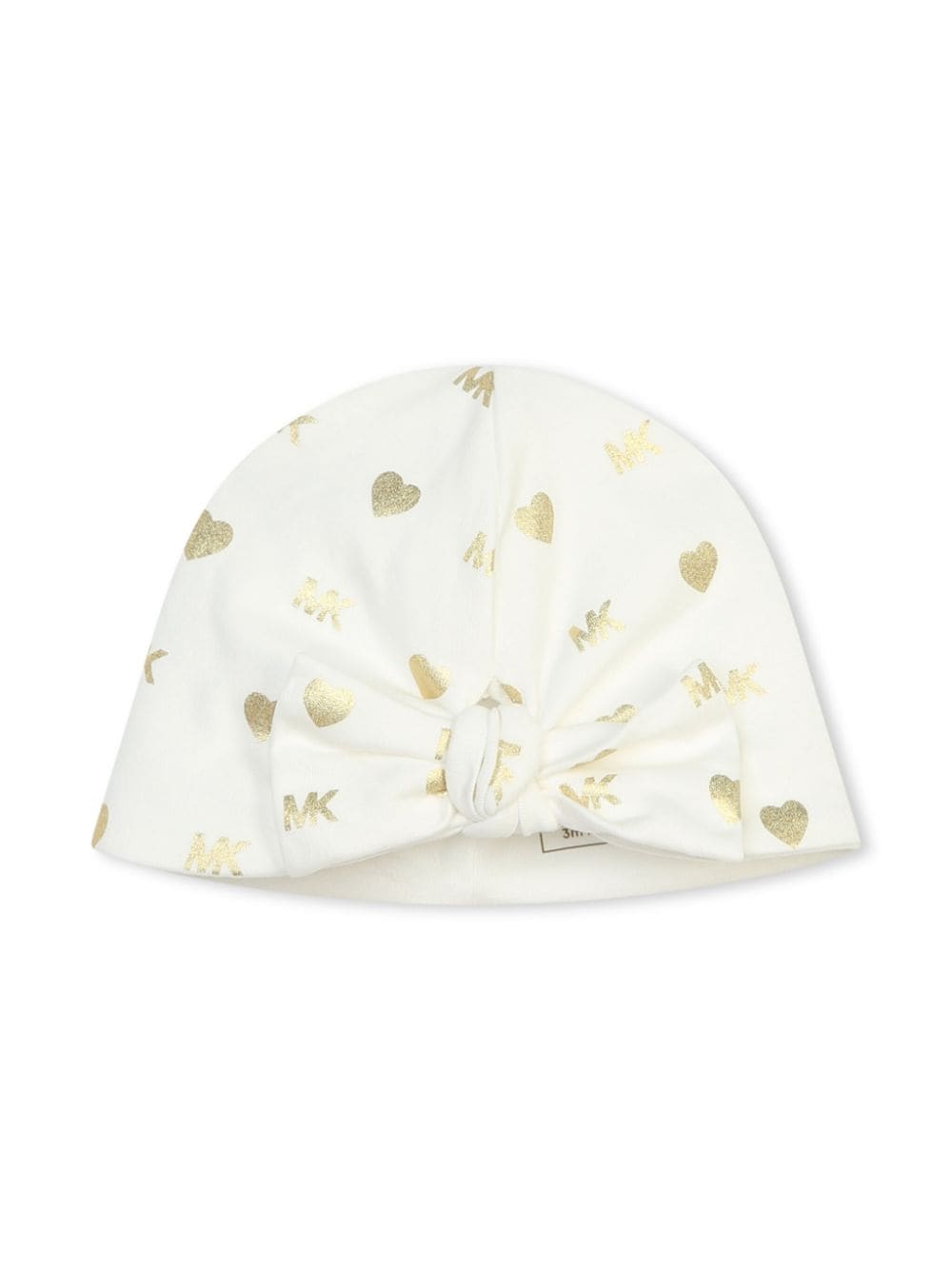Shop Michael Kors Monogram-print Cotton Babygrow Set In White