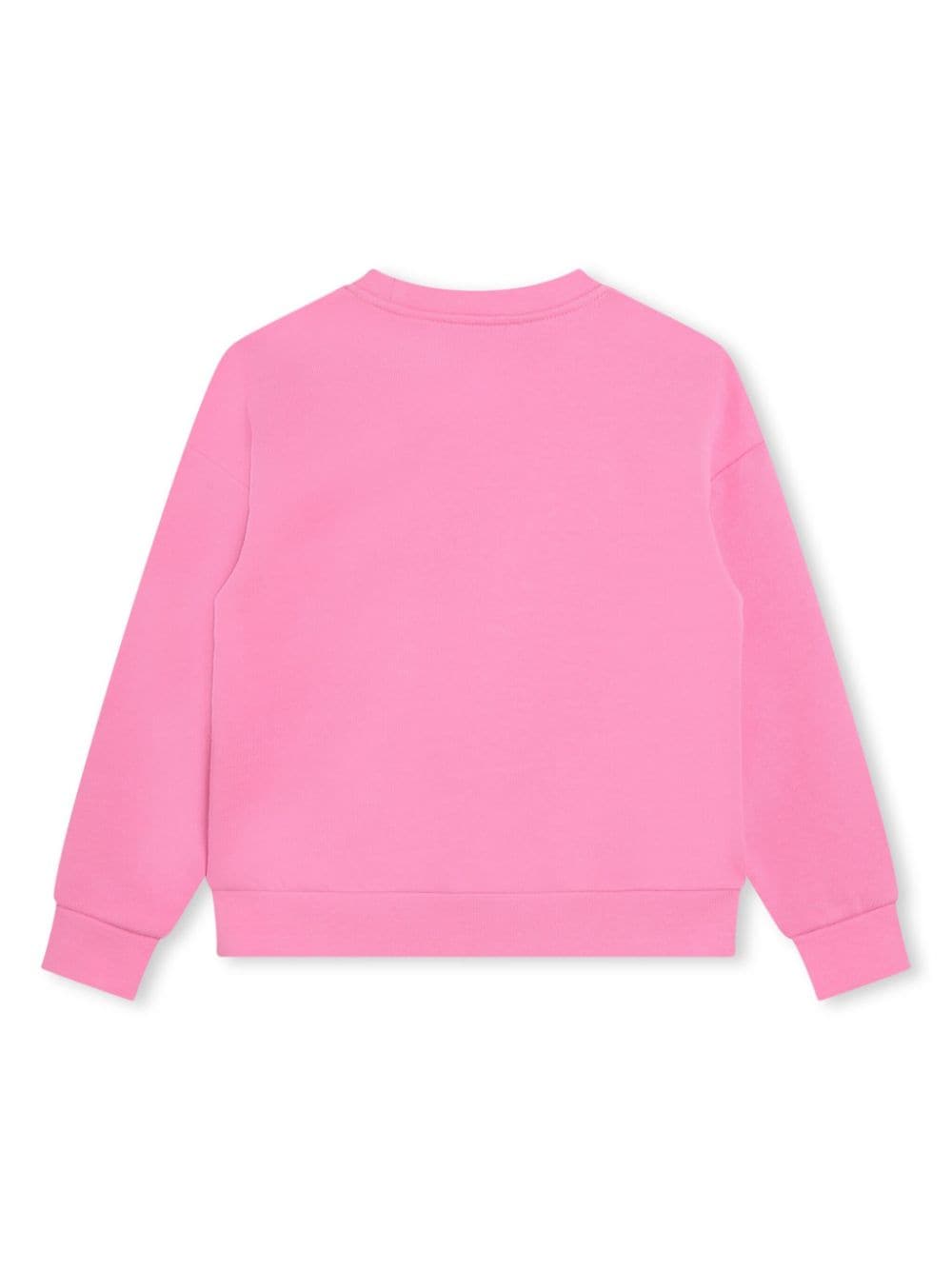 Shop Michael Kors Graphic-print Cotton Sweatshirt In Pink