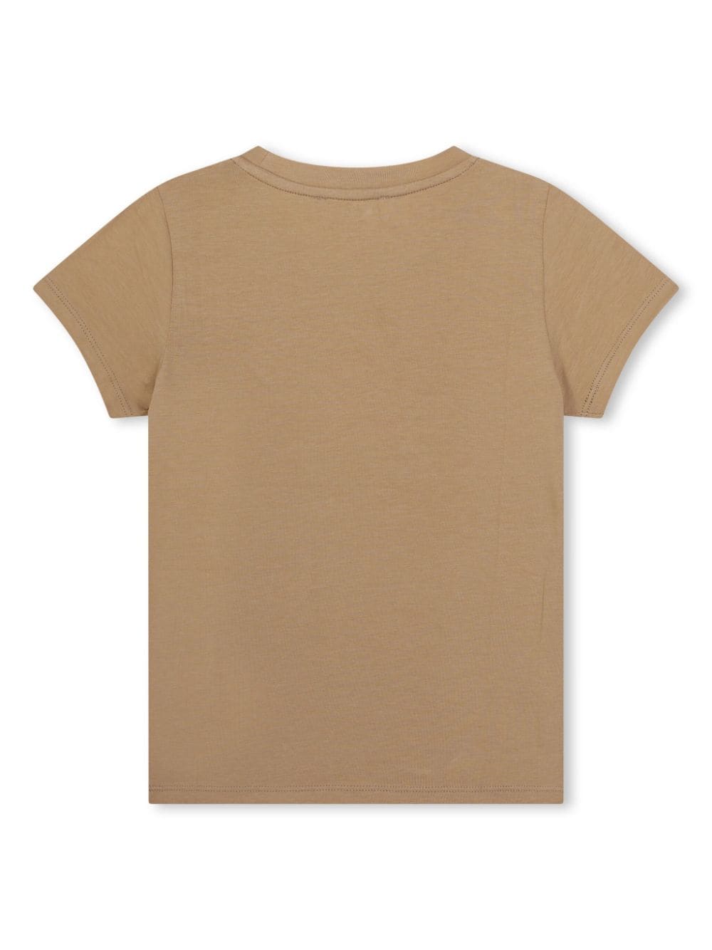 Michael Kors Kids Jersey T-shirt met logopatch Beige