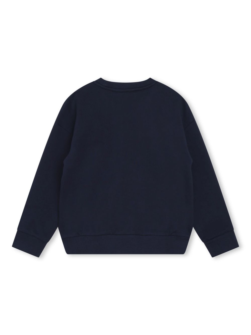 Shop Michael Kors Logo-lettering Cotton Sweatshirt In Blue