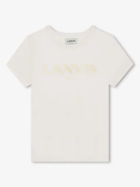 Lanvin Enfant logo-print cotton T-shirt
