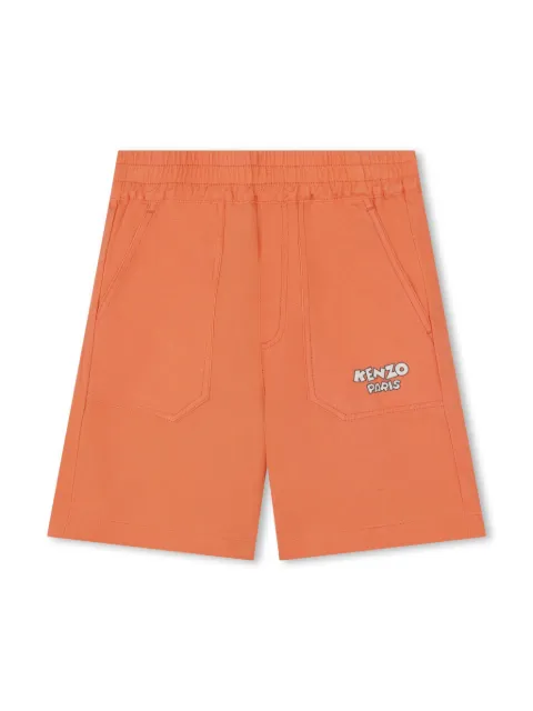 Kenzo Kids logo-print elasticated shorts