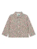 Kenzo Kids Boke floral-print button-front jacket - White