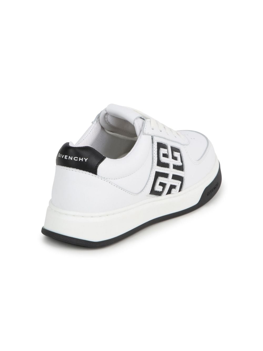 Shop Givenchy 4g-logo Leather Sneakers In White