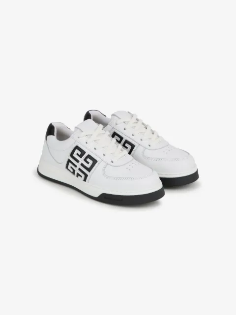 Givenchy Kids 4G-logo leather sneakers