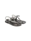 Karl Lagerfeld Kids Ikonik Karl & Choupette transparent sandals - Black