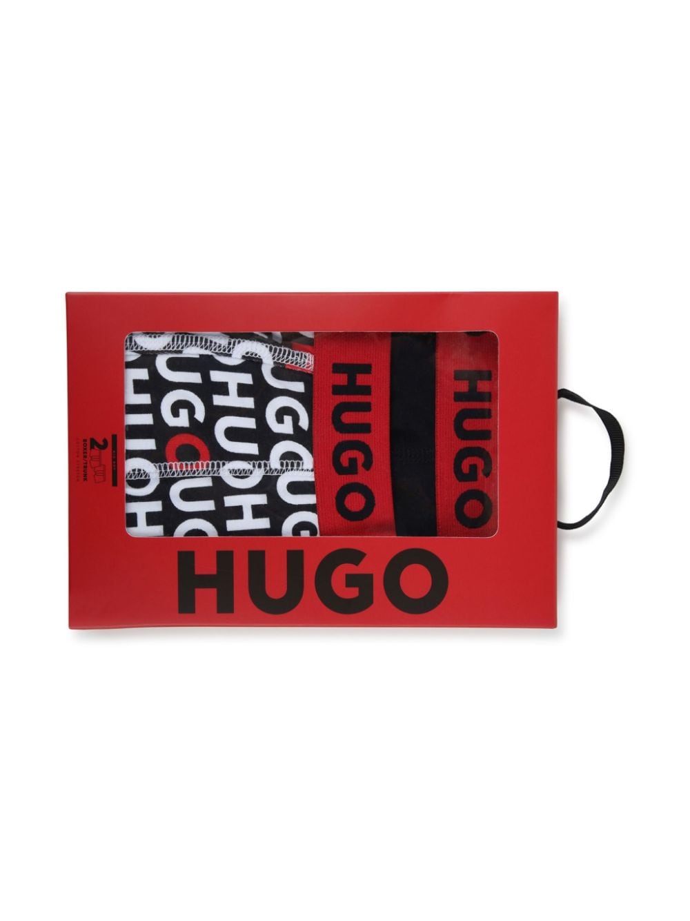HUGO KIDS Boxershorts met logoband Zwart