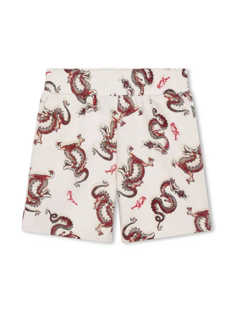 Kenzo Kids Shorts mit Drachen-Print