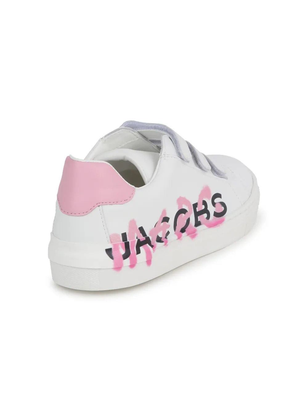 Shop Marc Jacobs Logo-print Leather Sneakers In White