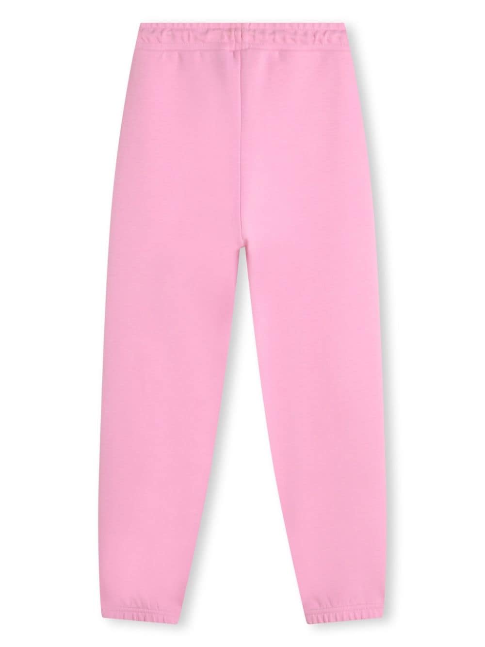 Shop Karl Lagerfeld Logo-print Cotton Track Pants In Pink