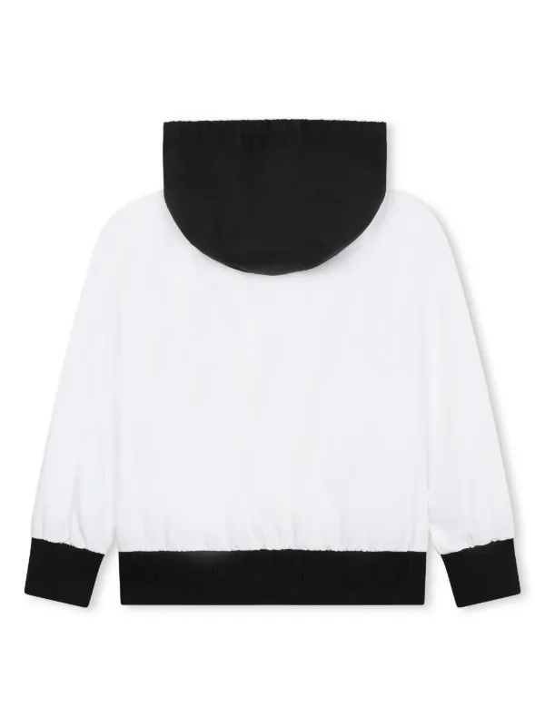 Dkny Kids logo-print Hooded Jacket White FARFETCH PH