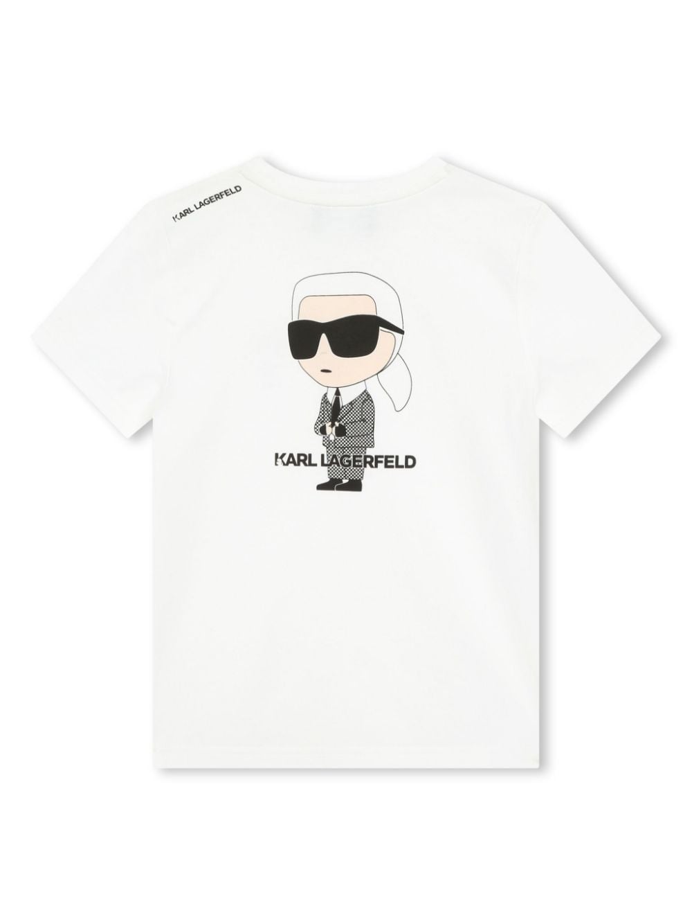 Image 2 of Karl Lagerfeld Kids Ikonik organic cotton T-shirt