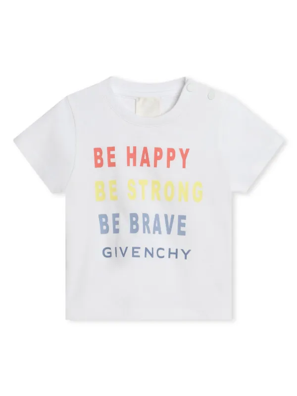 Givenchy Kids logo-print Cotton T-shirt White FARFETCH IN