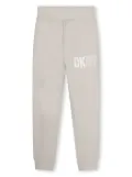 Dkny Kids logo-print jersey track pants - Neutrals