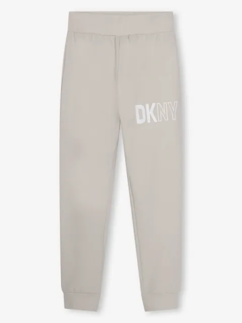 Dkny Kids logo-print jersey track pants