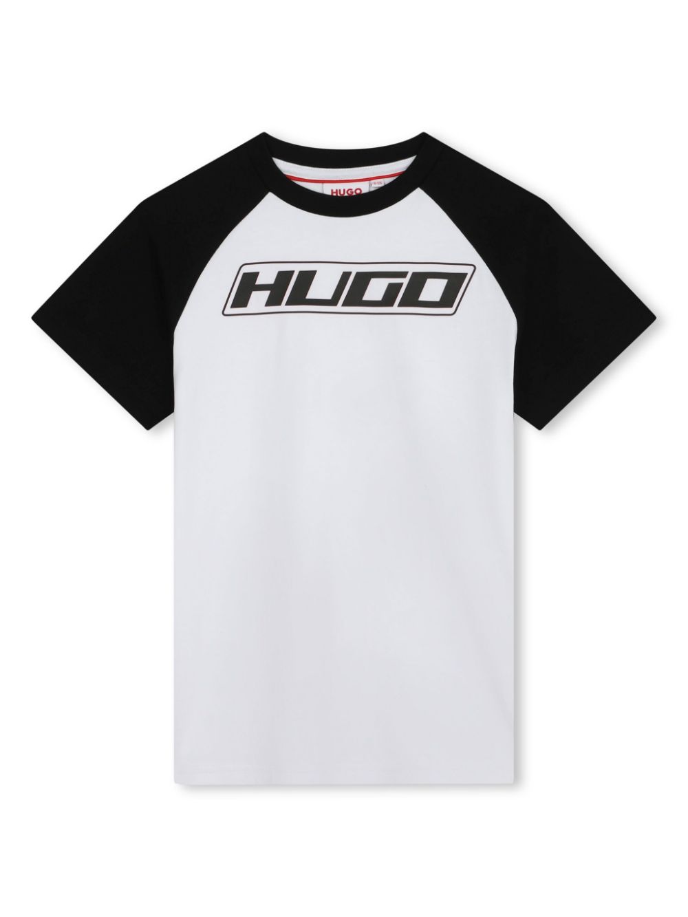 Hugo Kids' Logo-print Cotton T-shirt In White