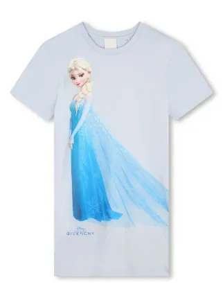 Givenchy Kids x Disney Elsa-print T-shirt Dress | Blue | FARFETCH GE