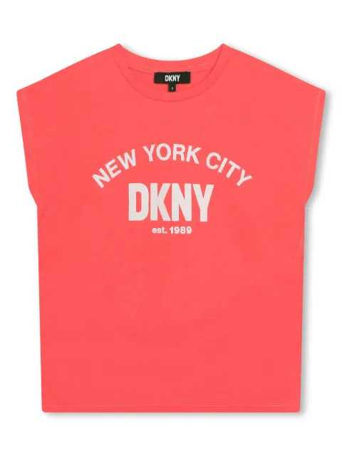 Dkny Kids logo-print tank top