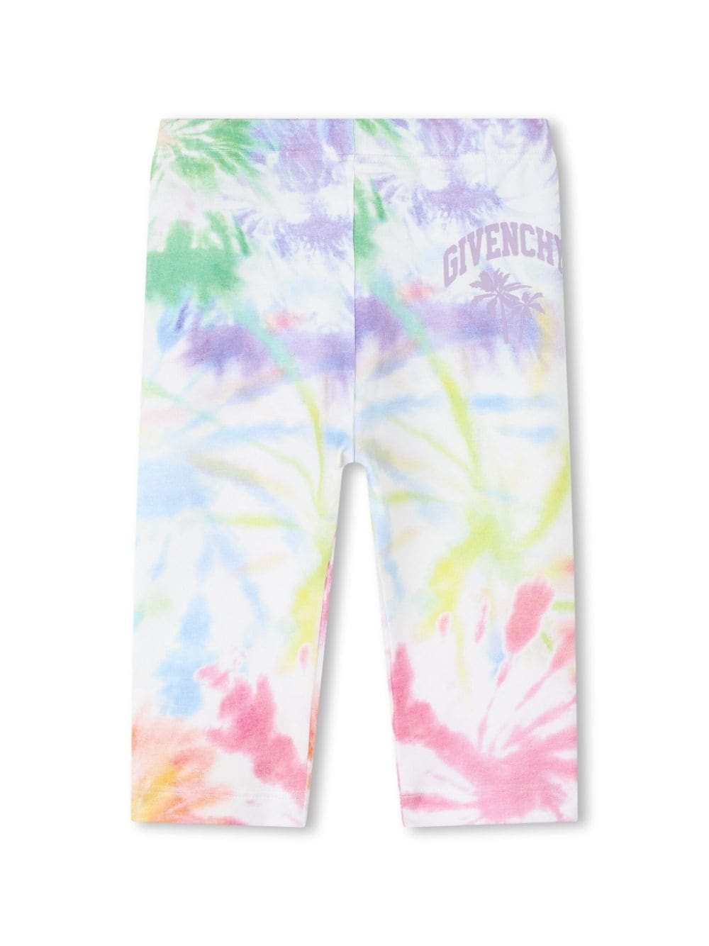 Givenchy Babies' Fireworks-print Stretch-cotton Leggings In White