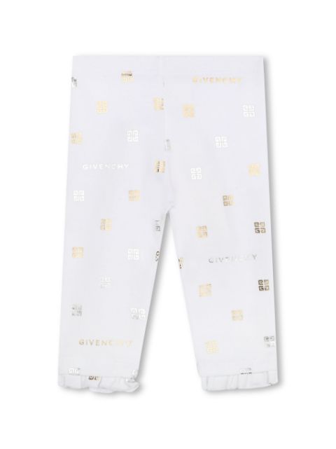 Givenchy Kids 4G-print elasticated leggings