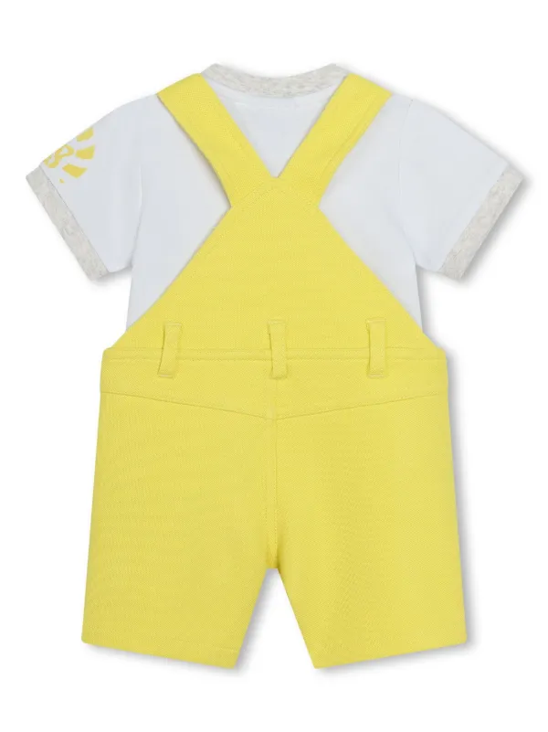 BOSS Kidswear オーバーオール＆Tシャツ セット | イエロー | FARFETCH JP