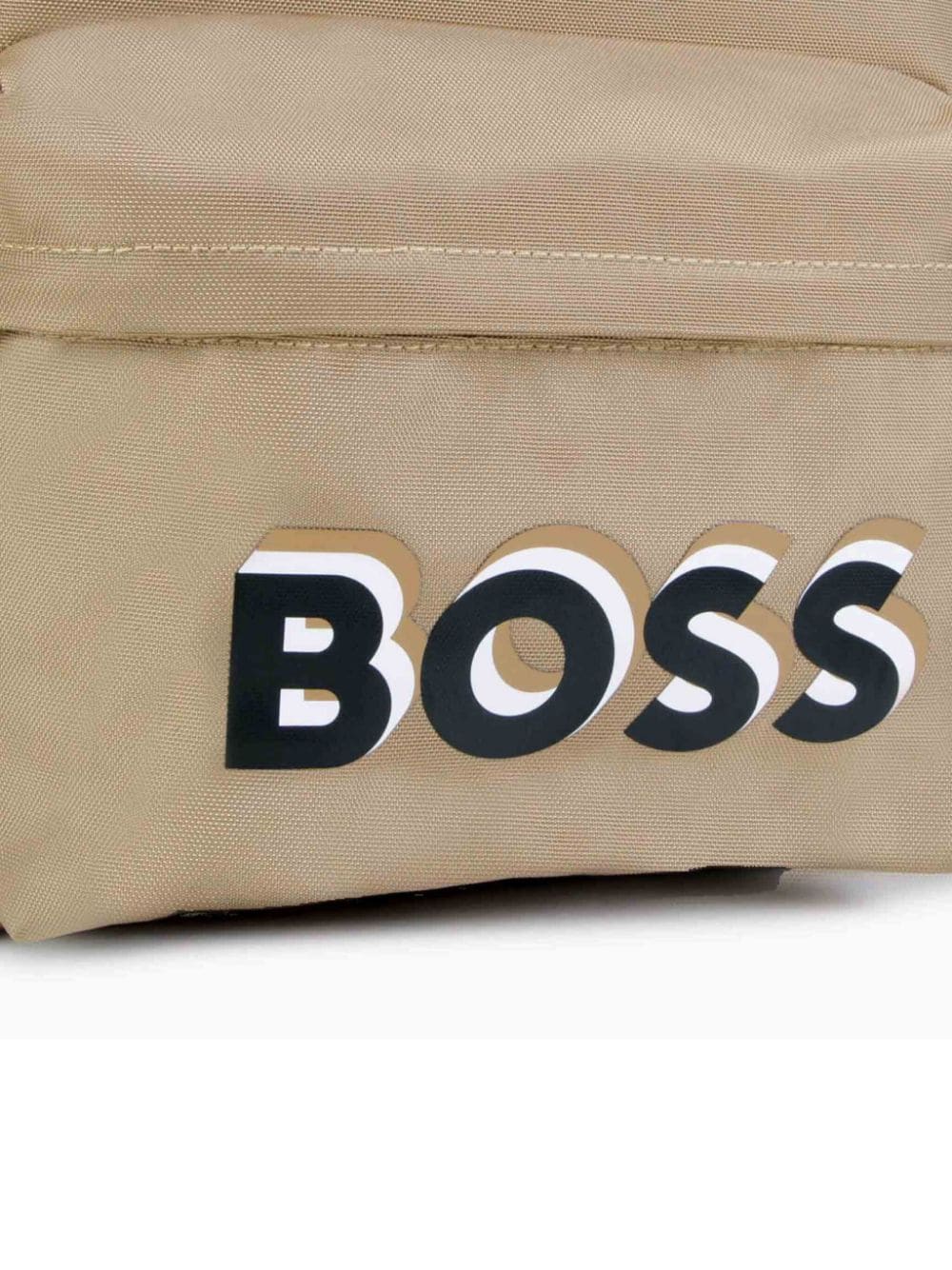 Shop Bosswear Logo-print Backpack In Neutrals