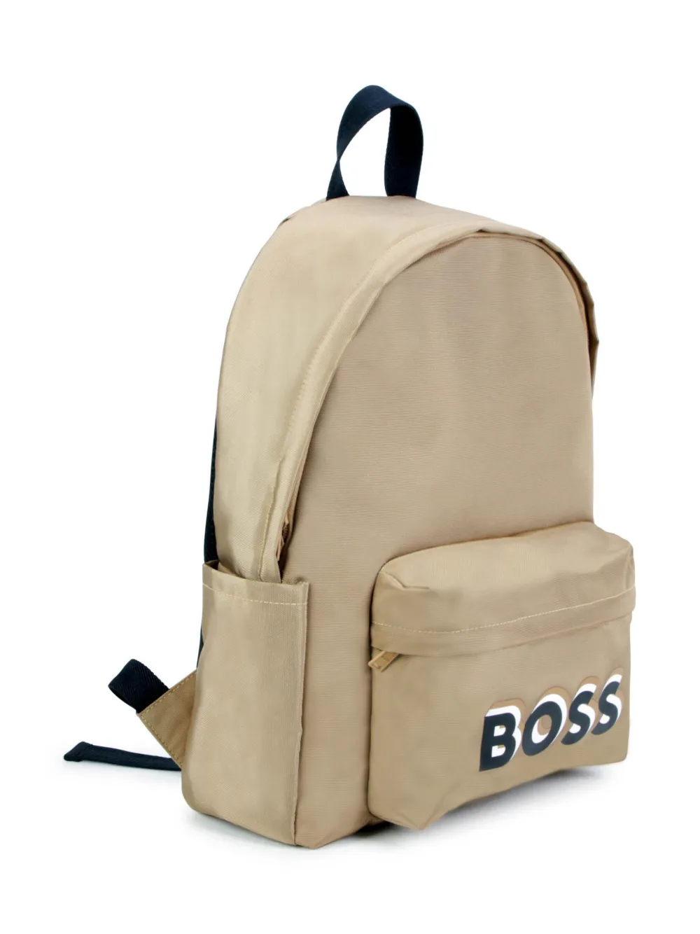 BOSS Kidswear Rugzak met logoprint Beige