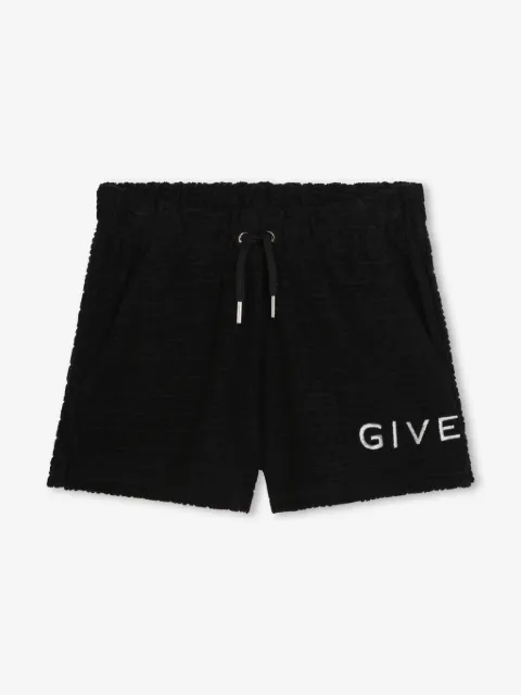 Givenchy Kids 4G-jacquard terry shorts