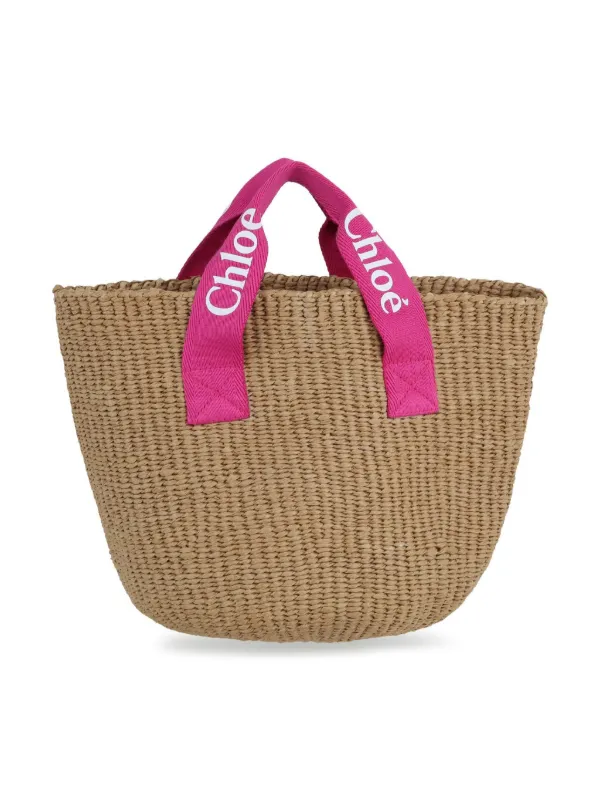 Chloé Kids x Mifuko Interwoven Tote Bag - Farfetch