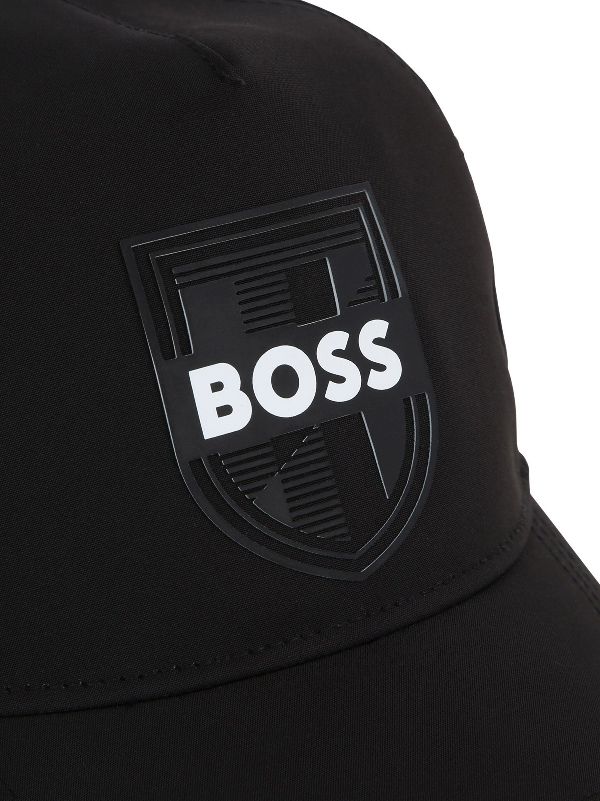 BOSS Kidswear logo-appliqué Curved Cap - Farfetch