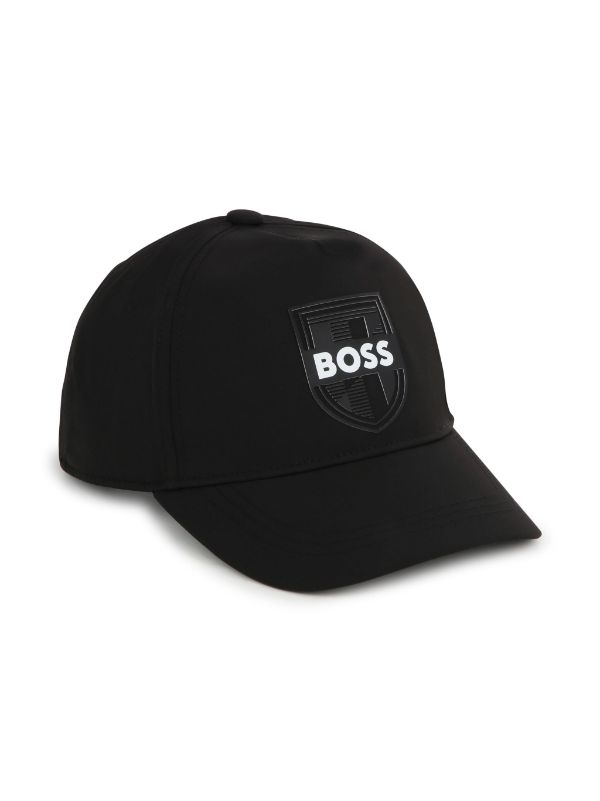 BOSS Kidswear logo-appliqué Curved Cap - Farfetch