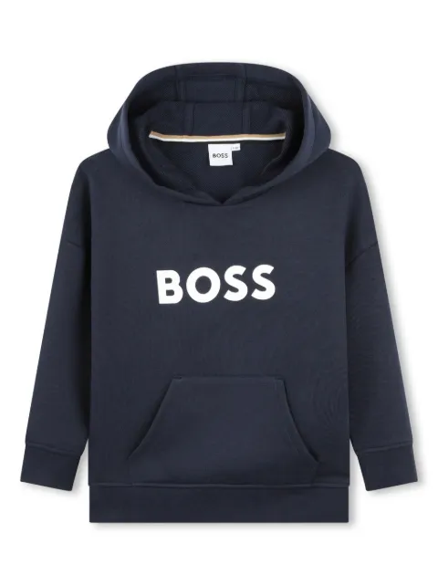 BOSS Kidswear logo-print hoodie