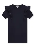 Chloé Kids eyelet-detail organic cotton dress - Black