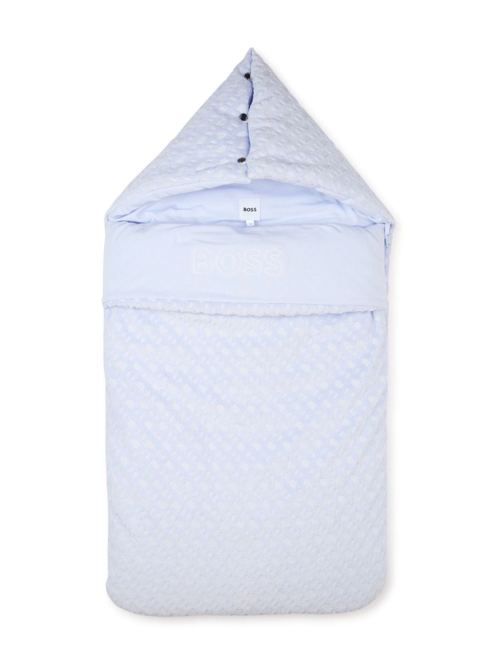 Bosswear Geometric-print Sleep Bag In Blue