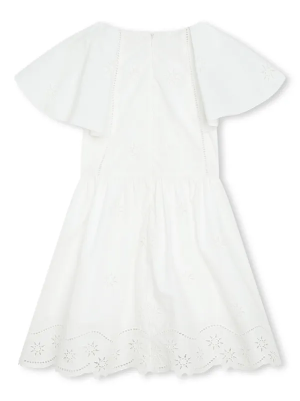 sachin and babi light blue dress Autumnlane Blue Osho Yale Embroidery Cotton Dress main image 0