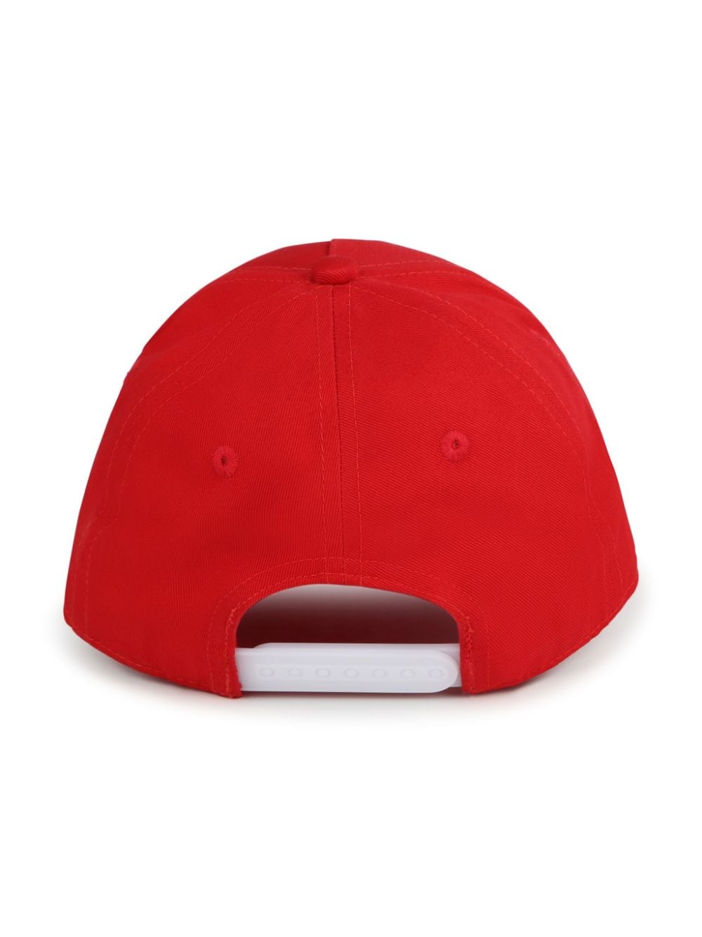 BOSS Kidswear Katoenen pet met logoprint - Rood