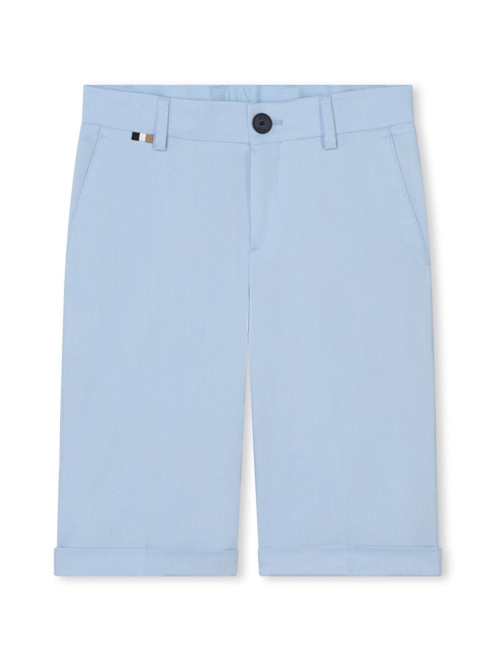 Shop Bosswear Slim-cut Chino Shorts In Blue