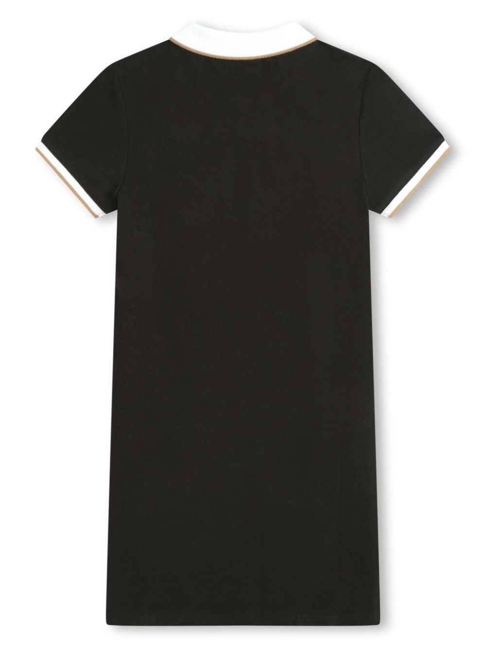 BOSS Kidswear Mini-jurk met logoprint - Zwart