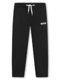 BOSS Kidswear logo-print track pants - Black
