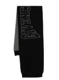 Givenchy two-tone logo-print scarf - Black