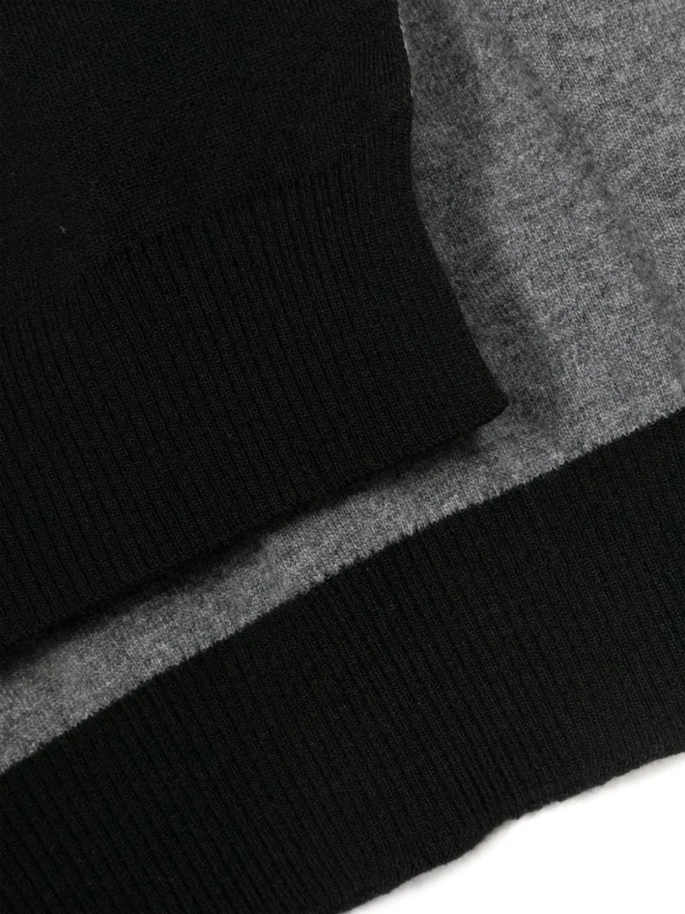 Givenchy Tweekleurige sjaal Zwart