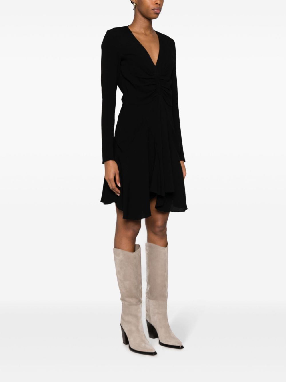 ISABEL MARANT V-neck draped midi dress Women