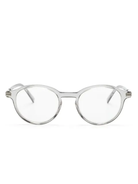 Zegna transparent round-frame glasses