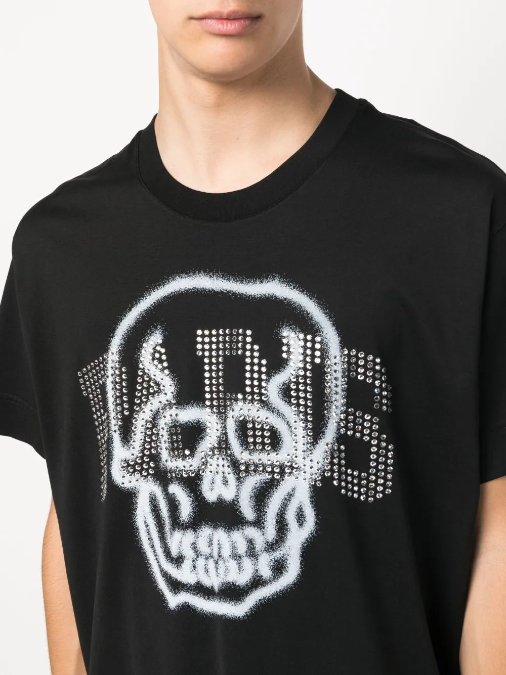 Givenchy T-shirt met doodskopprint Zwart