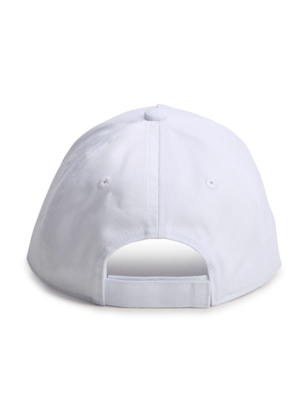 Shop Michael Kors Logo-embroidered Eyelet Baseball Cap In White