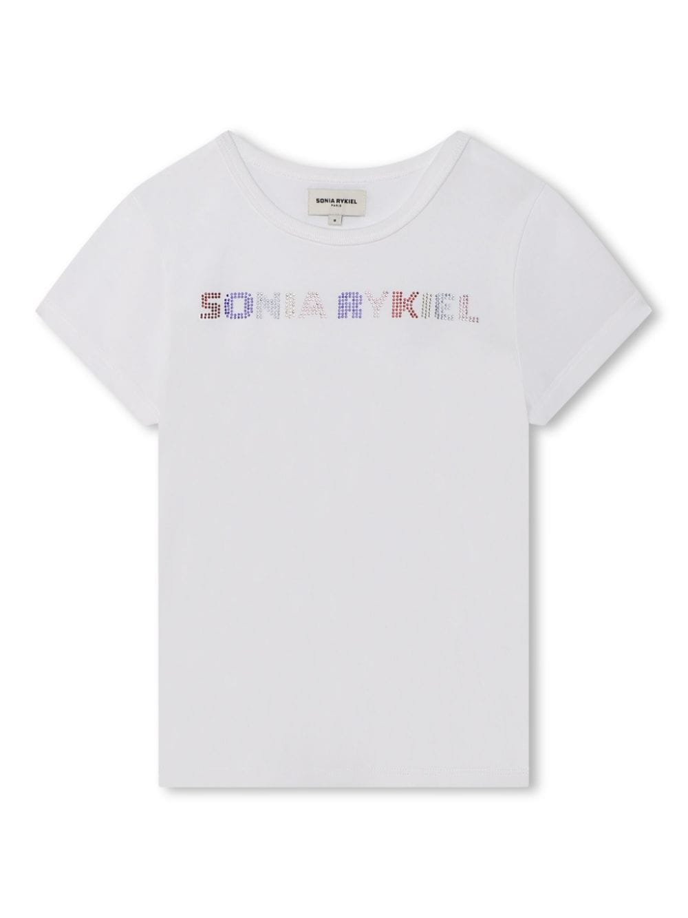 Sonia Rykiel Enfant Kids' Logo-embellished Cotton T-shirt In White
