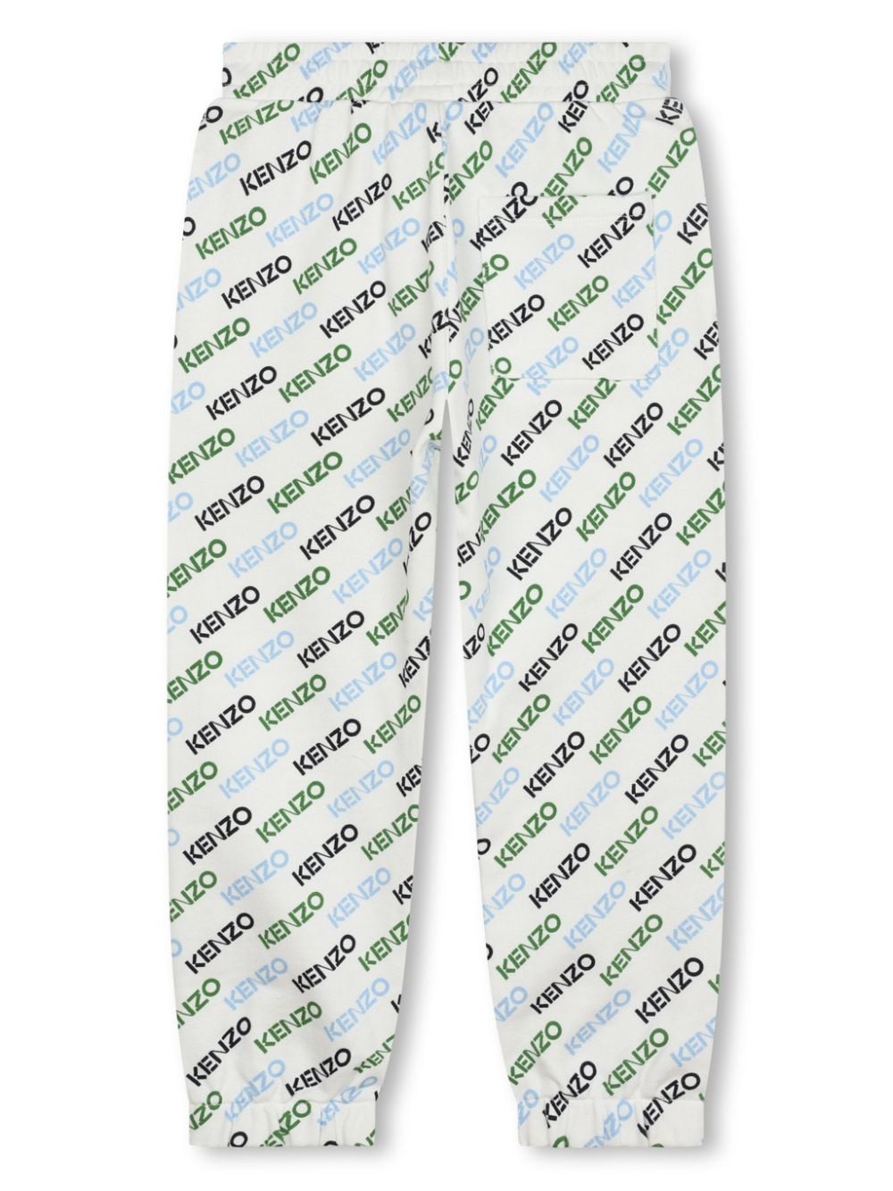 Shop Kenzo Logo-print Cotton Track Pants In White