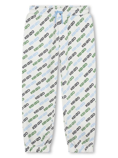 Kenzo Kids logo-print cotton track pants