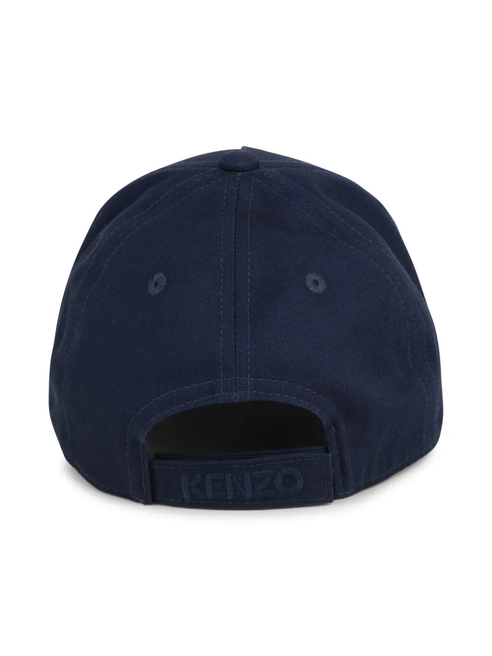 Kenzo Kids Pet met borduurwerk Blauw